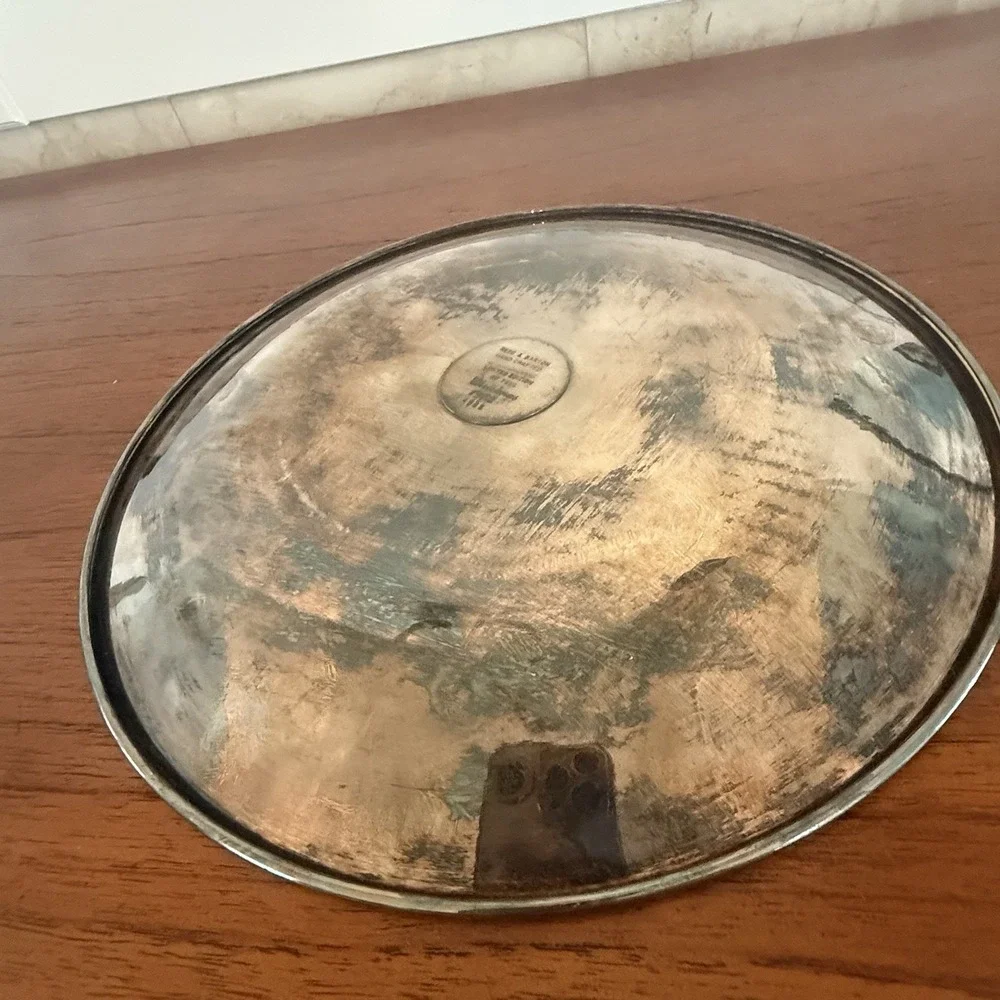 Christmas Damascene Limited Edition Plate 1972 by Reed & Barton Angels‎ Cherubs